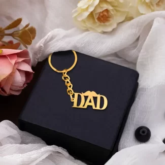 Cute DAD Keychain