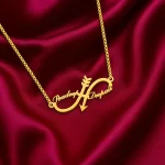 Arrow Infinity Name Necklace
