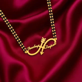 Arrow Infinity Name Necklace
