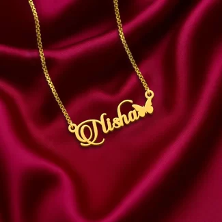 Crown Name Necklace