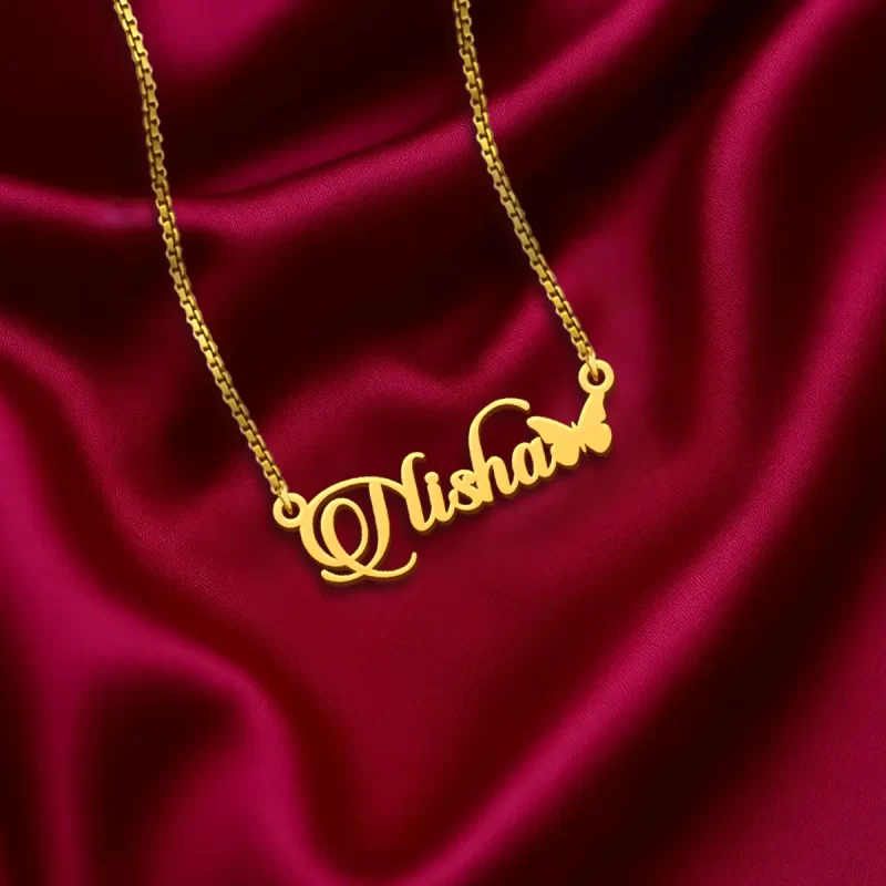 Crown Name Necklace