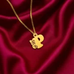 Butterfly Letter Pendant