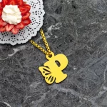 Butterfly Letter Pendant