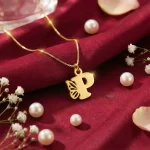 Butterfly Letter Pendant