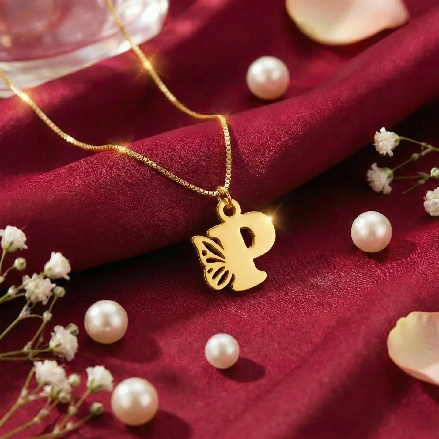 Butterfly-Letter-Pendant-2-1-1 Butterfly Letter Pendant