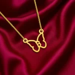 Butterfly Letter Pendant