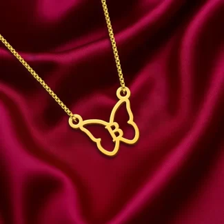 Butterfly Letter Pendant