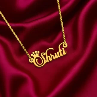 Crown Name Necklace