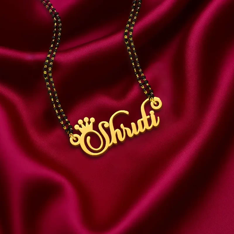 Crown Name Necklace