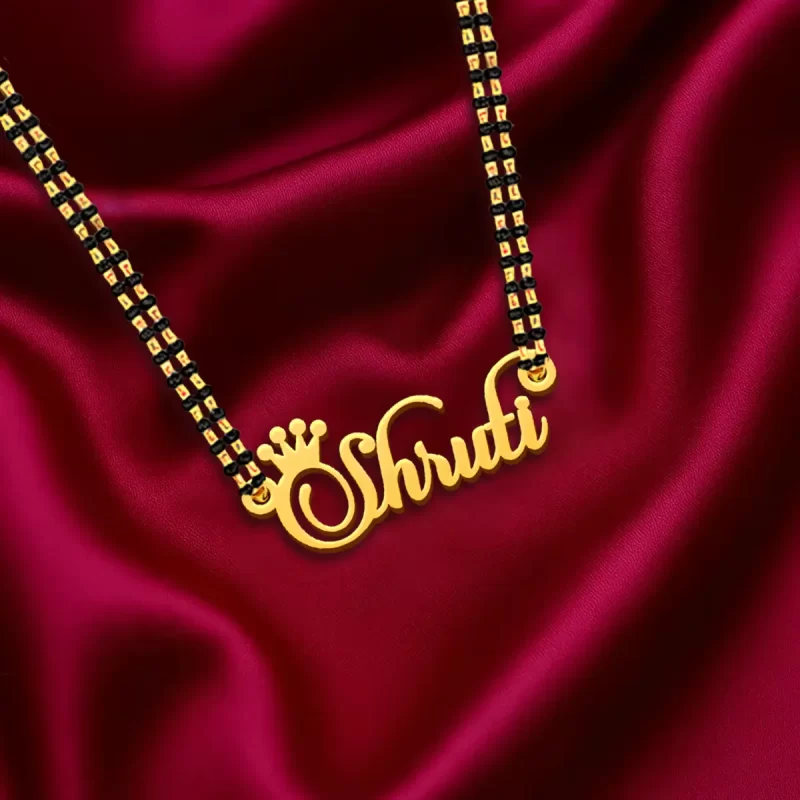 Crown Name Necklace