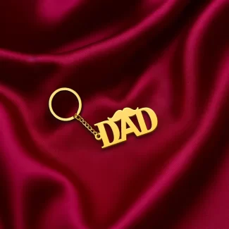Cute DAD Keychain