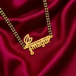 Flute Design Name Pendant
