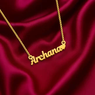 Heart Name Pendant