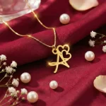 Heart Letter Pendant