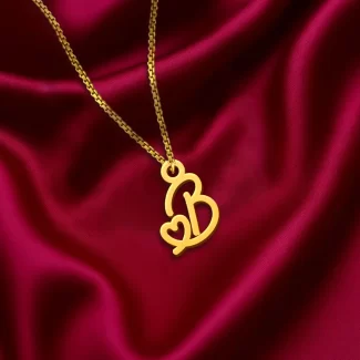 Heart Letter Pendant