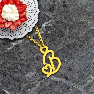 Heart Letter Pendant