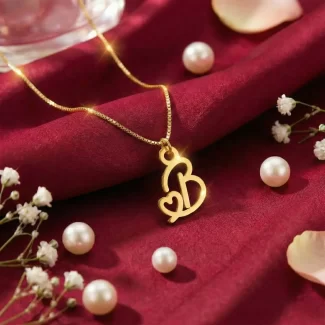 Heart Letter Pendant