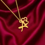 Heart Letter Pendant
