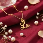 Heart Letter Pendant