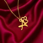 Heart Letter Pendant
