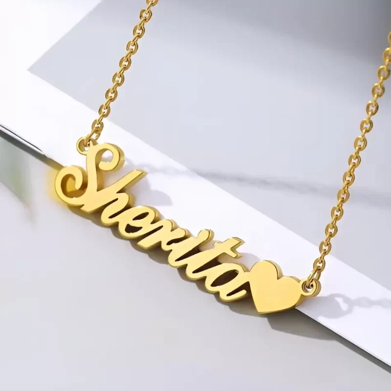 Heart Name Pendant