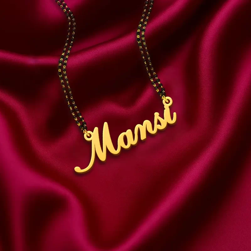 Simple Style Name Necklace