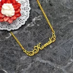 Wings Style Name Necklace