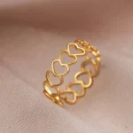 Unfilled Hearts Ring