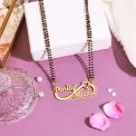 Infinity Double Name Pendant