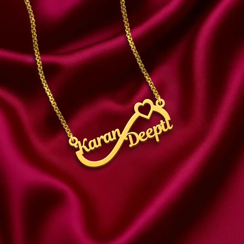 Infinity Double Name Pendant