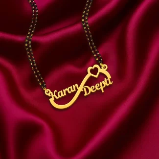 Infinity Double Name Pendant