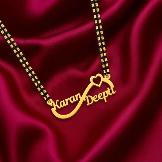 Infinity Double Name Pendant