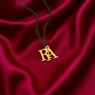 Couple Name Letter Necklace