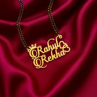 Candlescript Couple Name Necklace