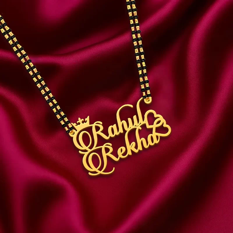 Candlescript Couple Name Necklace