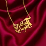 Umbrella Couple Name Necklace