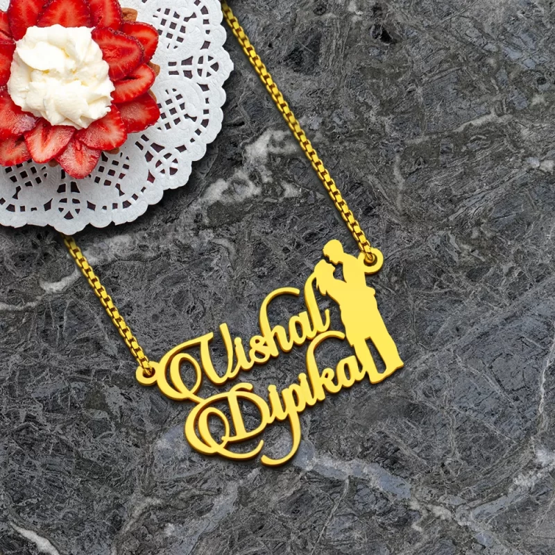 Couple Name Necklace