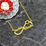 Infinity Double Name Pendant