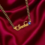 Evil Eye Name Necklace