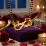 Colorful Infinity Couple Name Pendant