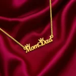 Mom Dad Name Necklaces