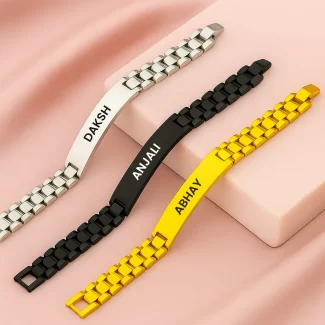 Personalized Engraved Bracelet for Men & Women