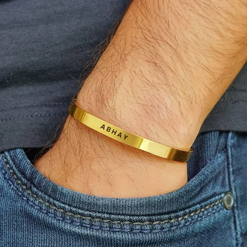 Personalized Golden Name Bracelet