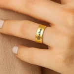 Personalized Engraved Name Ring