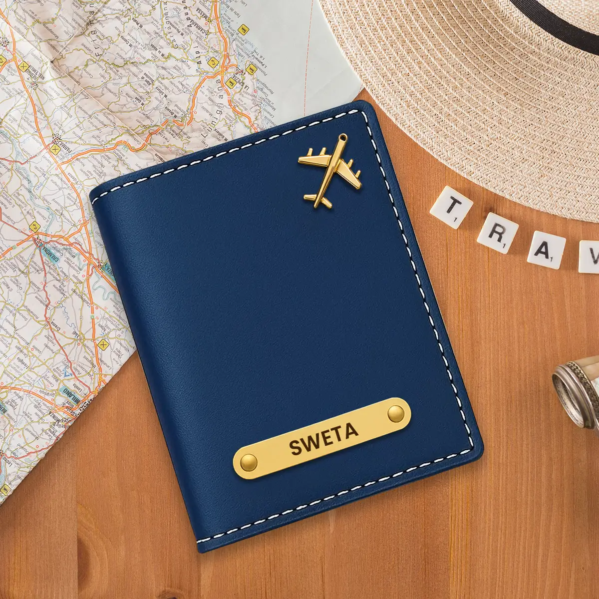 SF Blue Passport Cover 1 Custom Name Blue Passport Cover