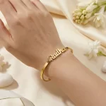 Personalized Name Cuff Bracelet