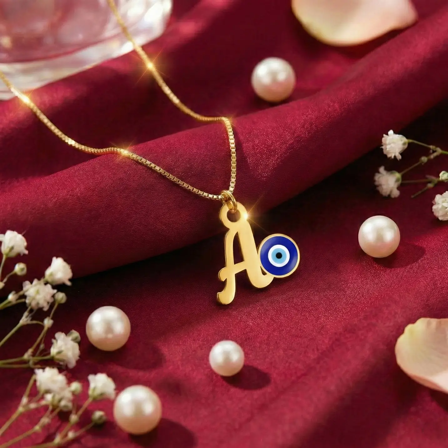 Evil-Eye-Letter-Pendant-2 Evil Eye Letter Pendant