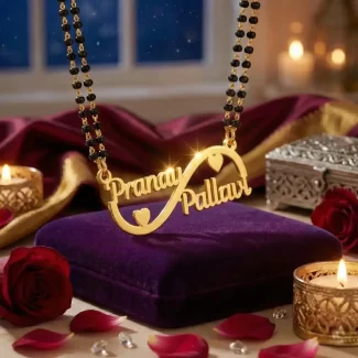 Custom Infinity Couple Name Necklace