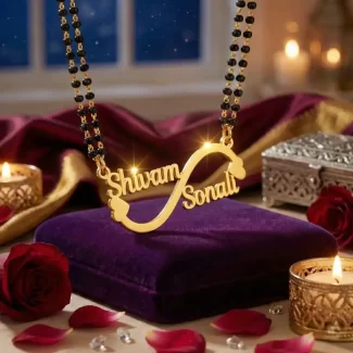 Custom Infinity Couple Name Necklace