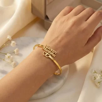 Double Heart Couple Bracelet